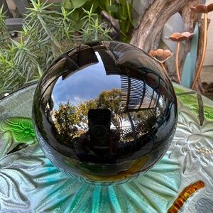 Obdsedian Sphere - 4 inches